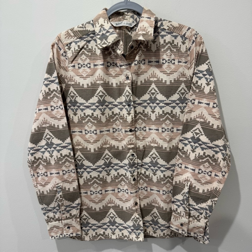 Woolrich Size M Printed‎ Keystone Flannel 100% Cotton